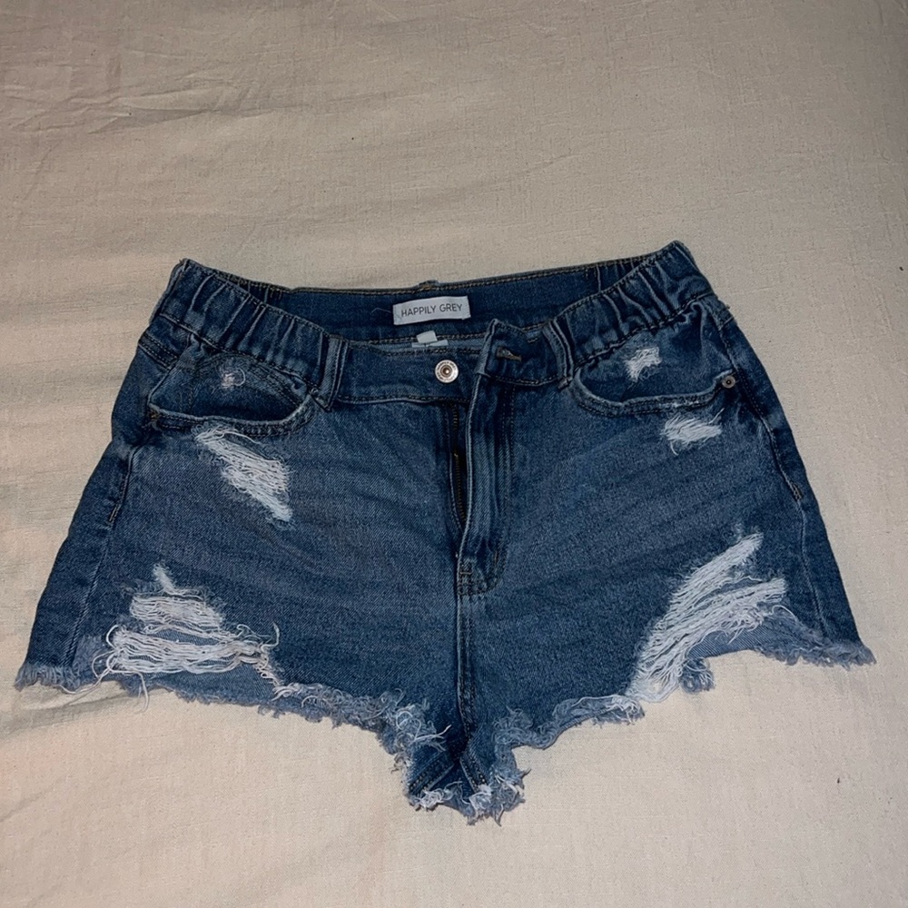 Happily Grey Jean shorts